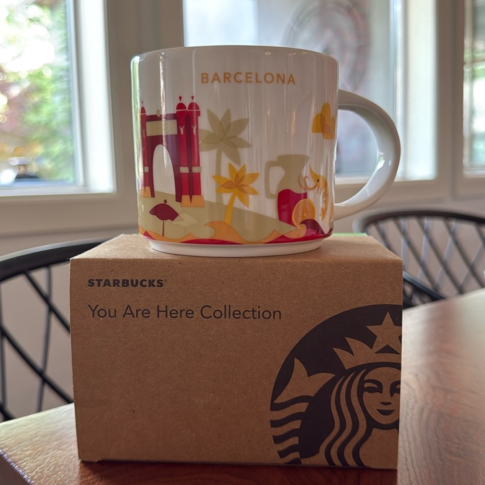 NEW Starbucks You Are Here Barcelona Mug